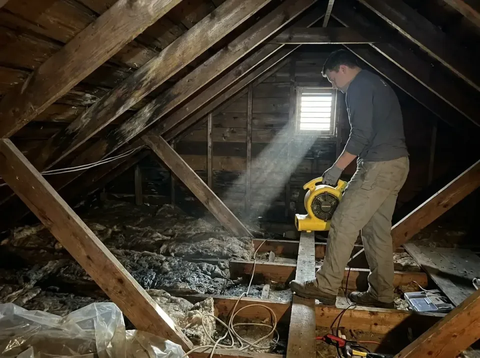 attic-water-damage-drying-proc-007 — frequently asked questions, Emergency Water Extraction & 24/7 Flood Response in Racine,…